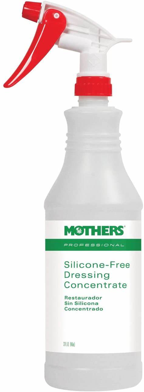 Mothers Polishes Waxes Cleaners Inc. - Professional Silicone-Free Dressing Concentrate Sprayer/Bottle 32oz (CS 12) - MPWC - 88632