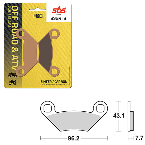 SBS ATV/UTV SINTER BRAKE PAD (6460899108)