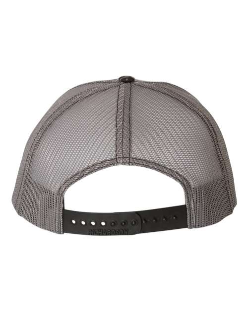 Richardson Patterned Snapback Trucker Cap - 112P