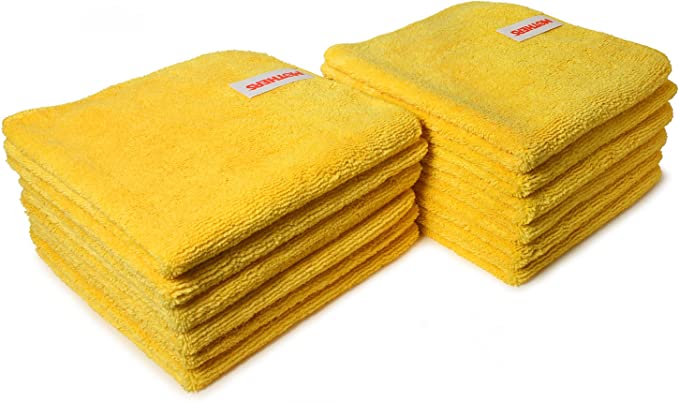 Mothers Polishes Waxes Cleaners Inc. - Pro. Grade Premium Gold Microfiber Towel (12 pk) - MPWC - 90-90004