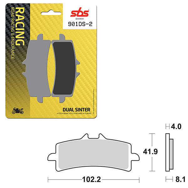 SBS BRAKE PAD 901DS-2 (6410901108)