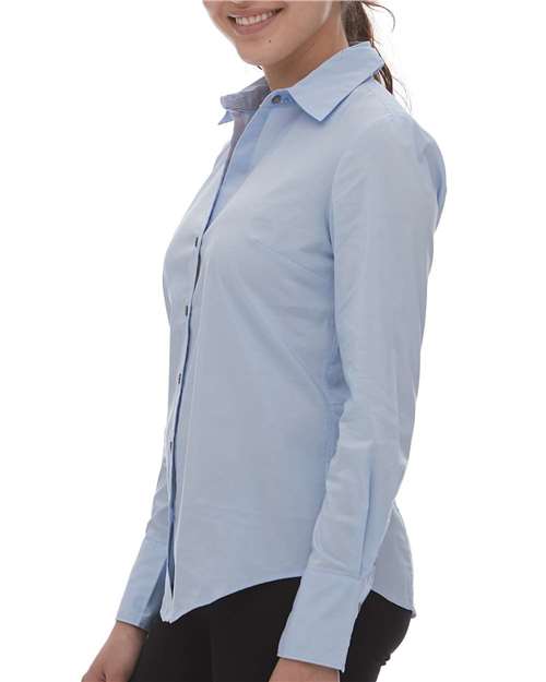 Calvin Klein Women's Cotton Stretch Long Sleeve Shirt - 18CK018