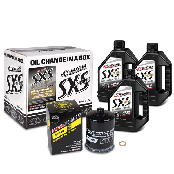 SXS OIL CHNG KT 5W50 SYNTHETIC POL (90-189013)