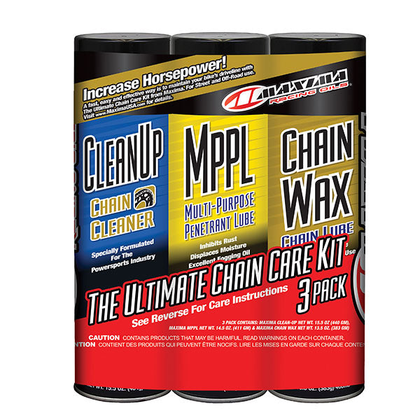 MAXIMA RACING OILS CHAIN WAX ULTIMATE COMBO KIT (70-749203-1)