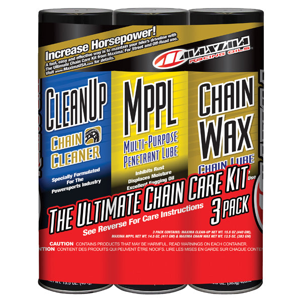 MAXIMA RACING OILS CHAIN WAX ULTIMATE COMBO KIT 4 (70-749203)