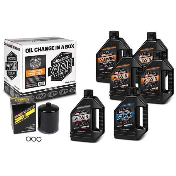 V-TWIN OIL CHNG KT MINERAL/BLK (90-069016PB)