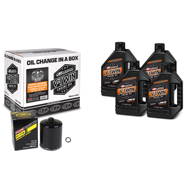 V-TWIN OIL CHNG KT MINERAL/BLK (90-069014PB)