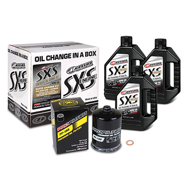 MAXIMA SXS QUICK OIL CHANGE KIT 10W-50 (90-219013-TXP)