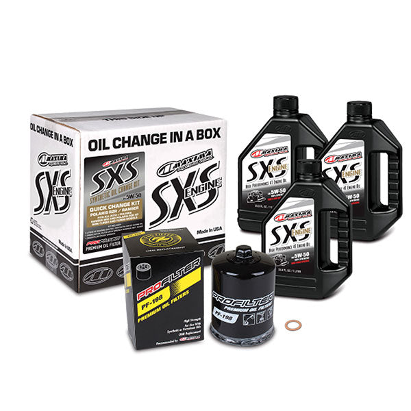 MAXIMA SXS QUICK OIL CHANGE KIT 5W-50 (90-189013-TXP)