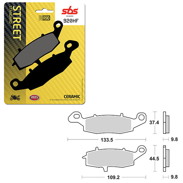 SBS ATV/UTV CERAMIC BRAKE PAD (6190920108)