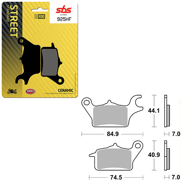 SBS ATV/UTV CERAMIC BRAKE PAD (6190925108)