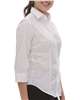 Van Heusen Women's Three-Quarter Sleeve Baby Twill Dress Shirt - 18CV527