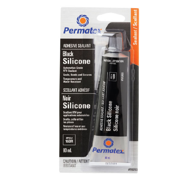 PERMATEX BLACK SILICONE 80ML (59203)