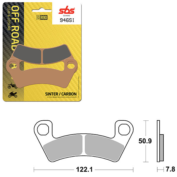 SBS ATV/UTV SINTER BRAKE PAD (6240946108)