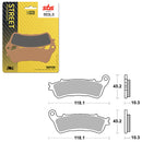 SBS PERFORMANCE LS SINTER REAR BRAKE PAD (6260953108)