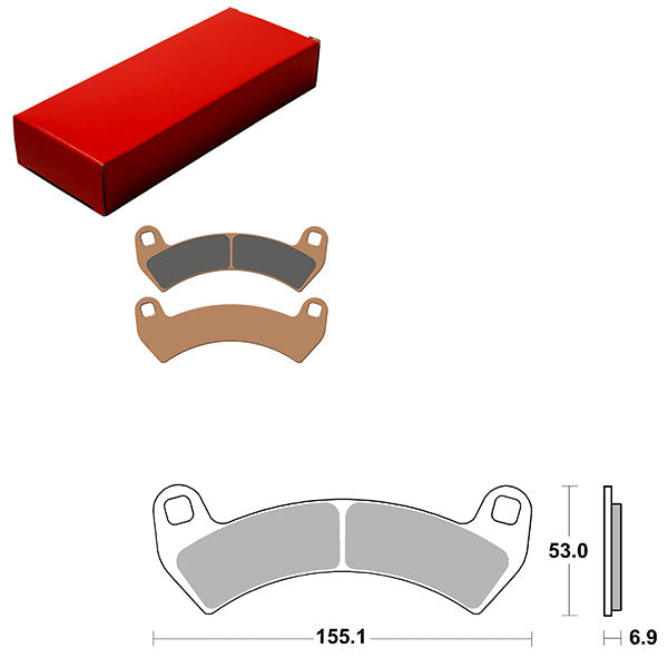 SBS ATV/UTV EVO SINTER BRAKE PAD (6280954108)