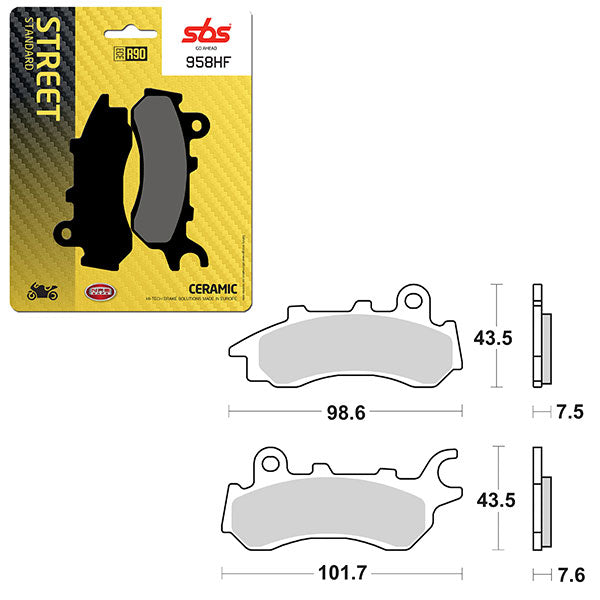 SBS ATV/UTV CERAMIC BRAKE PAD (6190958108)