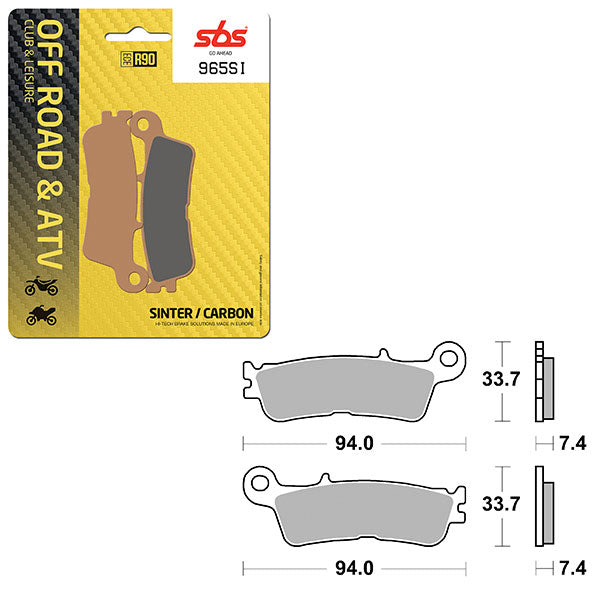 SBS ATV/UTV SINTER BRAKE PAD (6240965108)