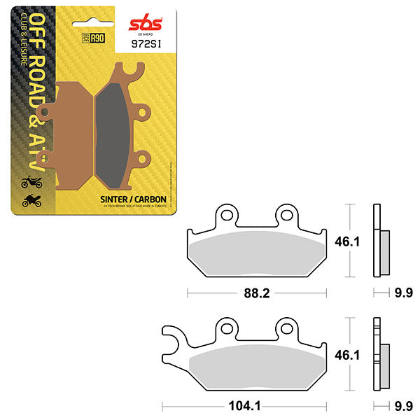 SBS ATV/UTV SINTER BRAKE PAD (6240972108)