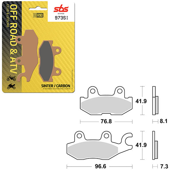 SBS ATV/UTV SINTER BRAKE PAD (6240973108)