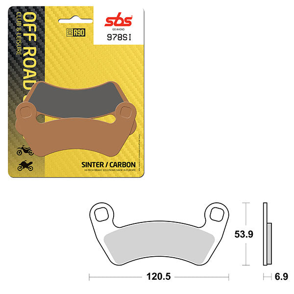 SBS ATV/UTV SINTER BRAKE PAD (6240978108)