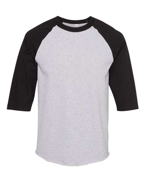 ALSTYLE Classic Raglan Three-Quarter Sleeve T-Shirt - 1334