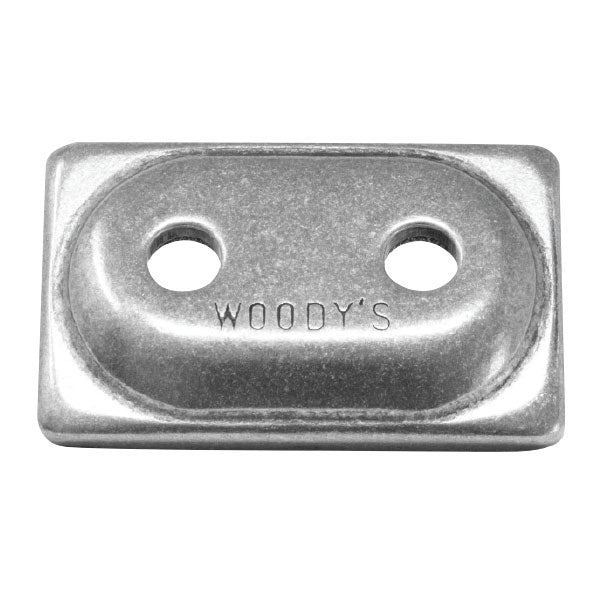 WOODY'S ALUMINUM ANGLE DOUBLE DIGGER BACKER PLATES (ADA2-3775-B)