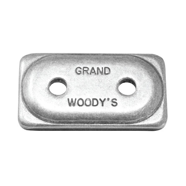 WOODY'S ALUMINUM GRAND DIGGER DOUBLE BACKER PLATES (ADG-3775-48)