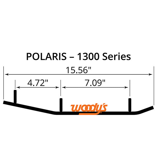 WOODY'S FLAT-TOP ACE CARBIDE TRAIL RUNNER (AP6-1300)