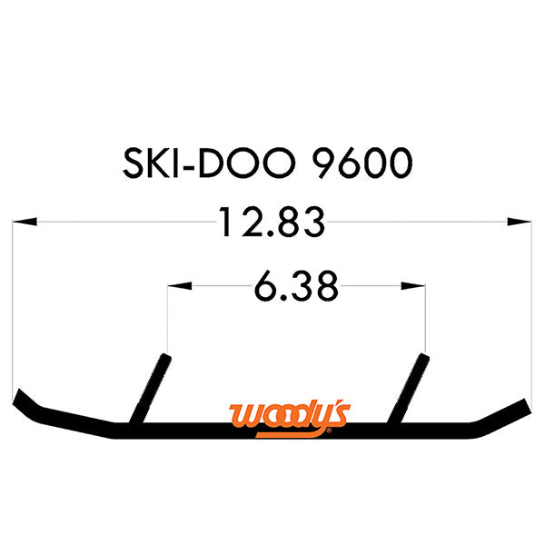 WOODY'S FLAT-TOP ACE CARBIDE TRAIL RUNNER (AS4-9600)