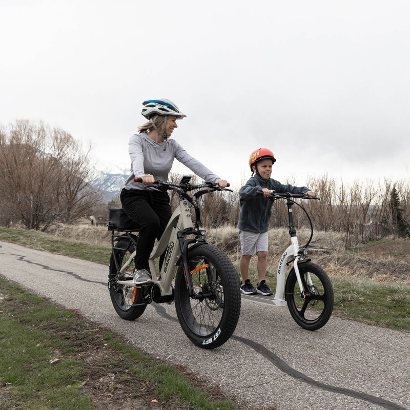 BAKCOU BADGER ELECTRIC SCOOTER MATTE BLACK