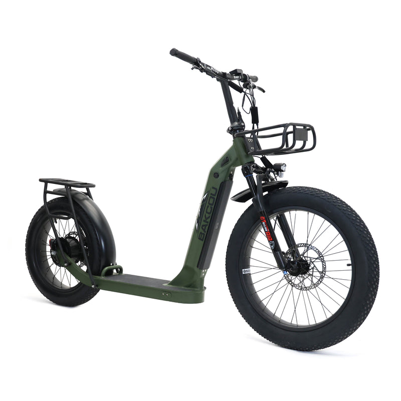 BAKCOU TIMBERWOLF ELECTRIC SCOOTER MATTE ARMY GREEN