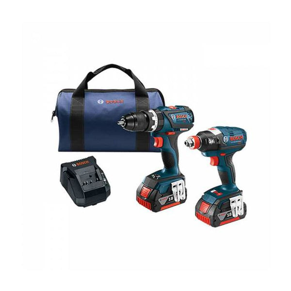 Bosch 18V EC Brushless Hammer Drill Impact Driver Combo Kit Model CLPK251 181