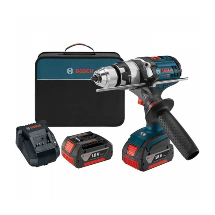 Bosch 18V Brute Tough 1/2" Hammer Drill/Driver with Batteries and Charger Model
