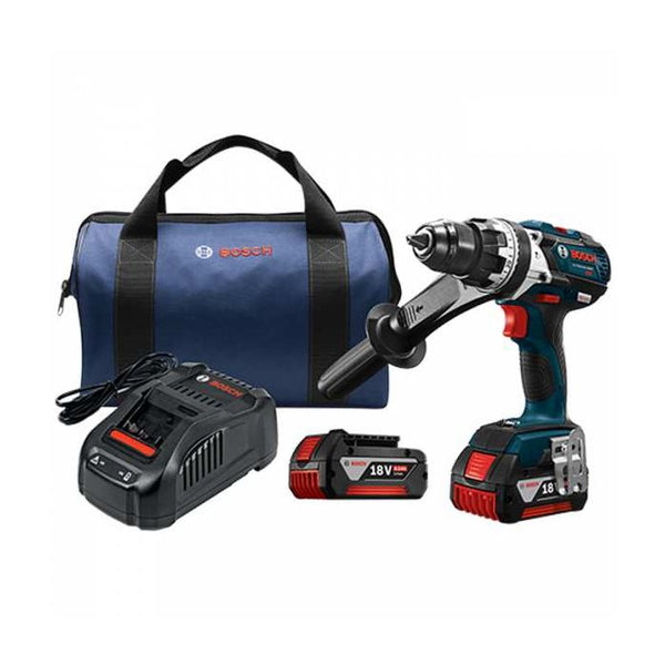 Bosch 18V EC Brushless Brute Tough 1/2" Hammer Drill/Driver with Batteries and Charger Model#: HDH183-01