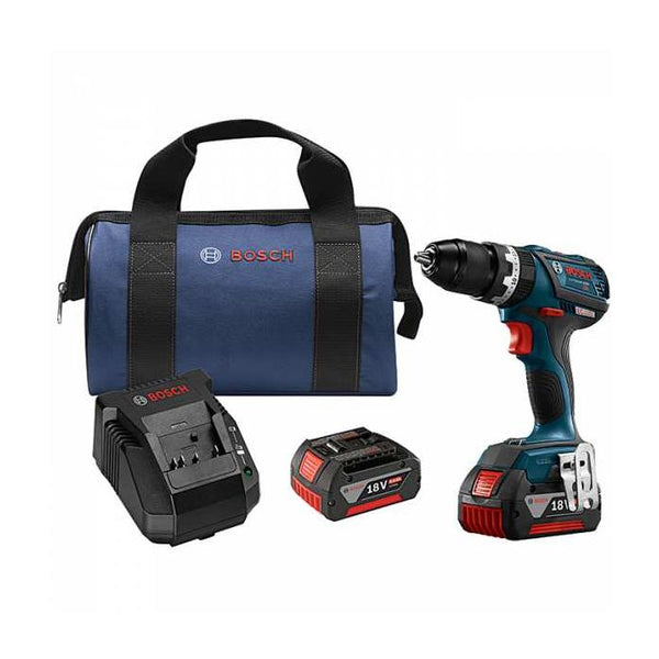 Bosch 18V EC Brushless Compact Tough 1/2" Hammer Drill/Driver with Batteries and Charger Model#: HDS183-01