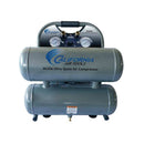 California Air 2 HP 4.6 Gallon Twin Stack Ultra Quiet Portable Air Compressor Model
