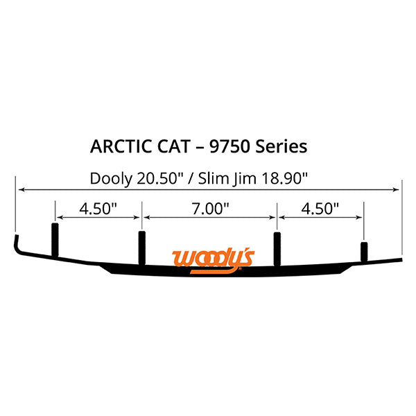 WOODY'S DOOLY CARBIDE RUNNER (DA6-9750)