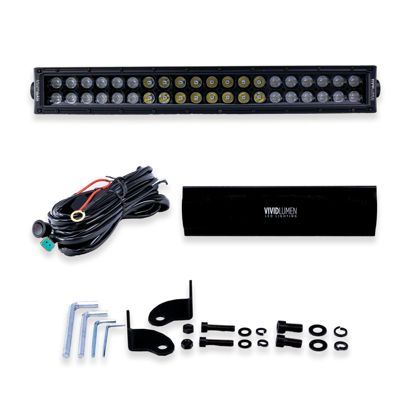 Midnight Series 20 Inch Dual Row Projector Light Bar Combo Beam 