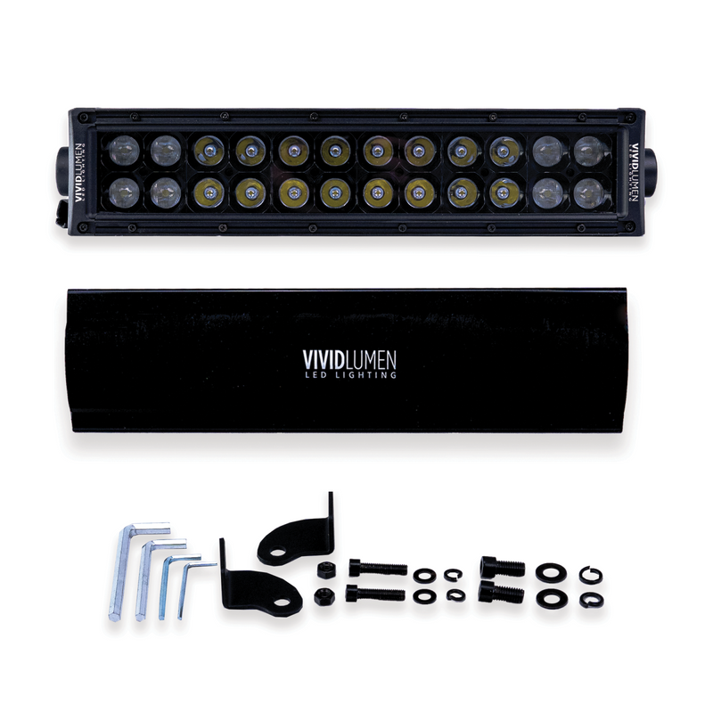 Midnight Series 12 Inch Dual Row Projector Light Bar Combo Beam 