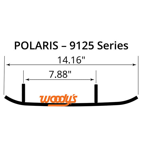 WOODY'S FLAT-TOP EXTENDER TRAIL III 4" CARBIDE RUNNER (EPI3-9125)