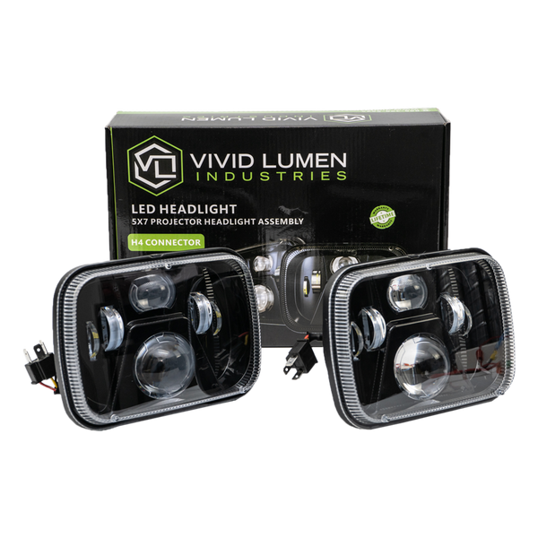 ERA Series 5X7 Led Headlights Pair