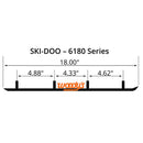WOODY'S FLAT-TOP EXTENDER TRAIL III 4" CARBIDE RUNNER (ESD3-6180)