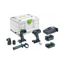 Festool TID 18 1/4" Impact Driver & PDC 18 Precussion Hammer Drill Kit Model