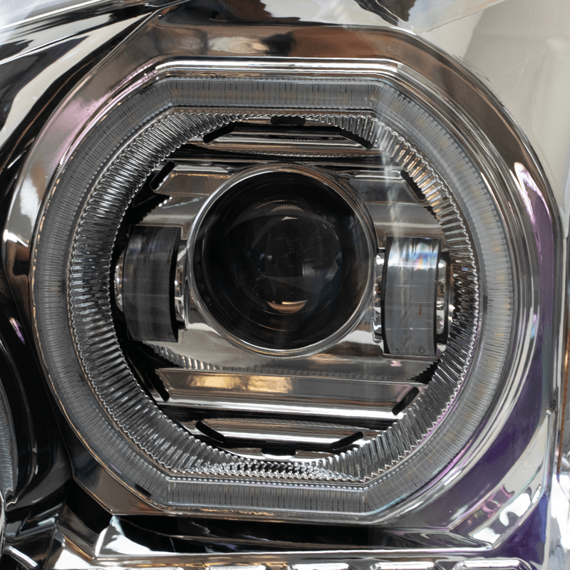 Brilliant Series Freightliner Cascadia Led Headlight Chrome Driver 2008-2017