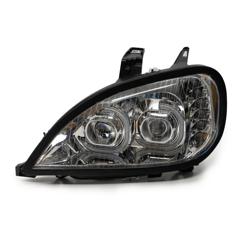 Brilliant Series Freightliner Columbia Led Headlight Chrome Driver 01-20