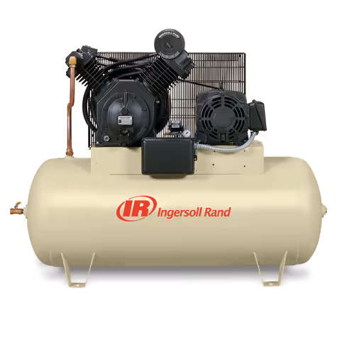 Ingersoll Rand 15 HP 120 Gallon Two-Stage Air Compressor - 3 Phase Model#: 7100E15-V 200/3