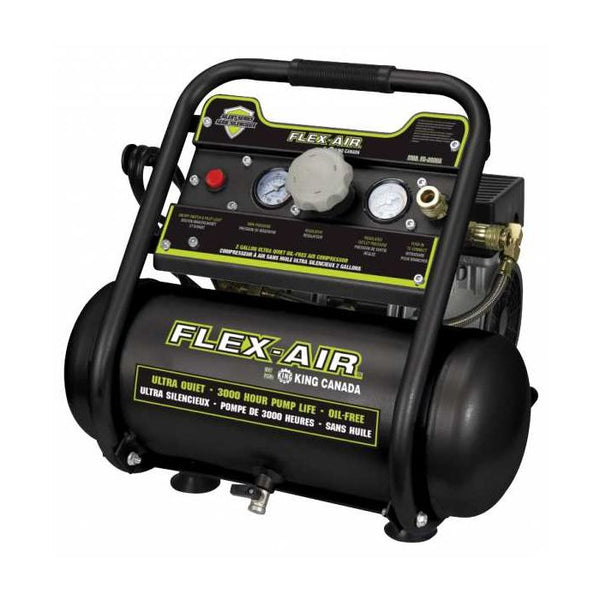 Flex-Air 2 HP 2 Gallon Quiet Portable Air Compressor Model#: FA2020A
