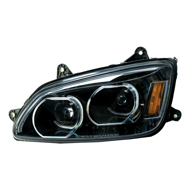 Brilliant Series Kenworth T660 Led Headlight Black Driver 2008-2017