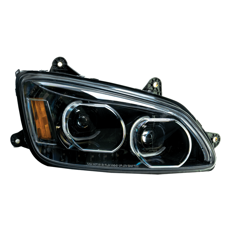 Brilliant Series Kenworth T660 Led Headlight Black Passenger 2008-2017